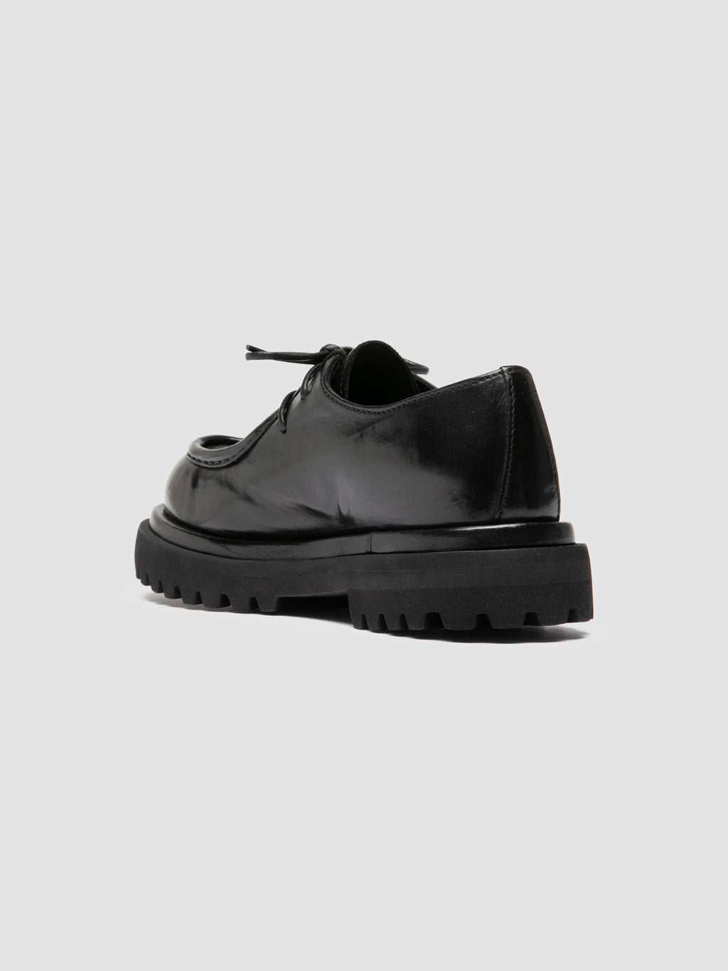WISAL DD 125 - Black Leather Derby Shoes - 3