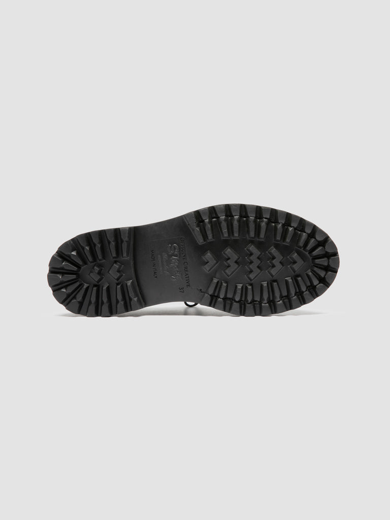 WISAL DD 125 - Black Leather Derby Shoes