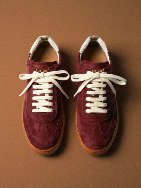 Officine Creative - Women's burgundy suede sneakers