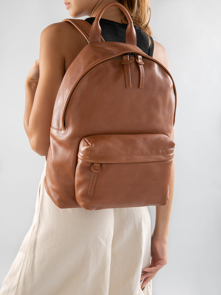 MINI PACK Nero - Black Nappa Leather Backpack