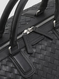 ARMOR 01 Nero - Black Leather Weekender Officine Creative - 2