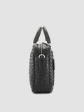 ARMOR 011 Nero - Black Woven Leather Bag Officine Creative - 5