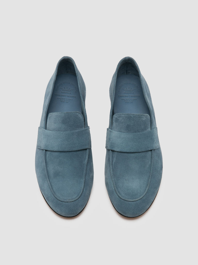 BLAIR 001 Indigo - Blue Suede Loafers