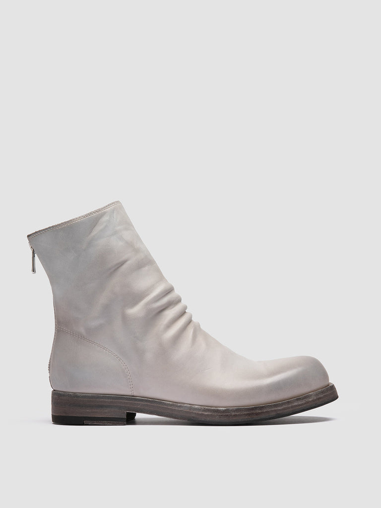 BULLA DD 303 - Gray Leather Zipped Boots