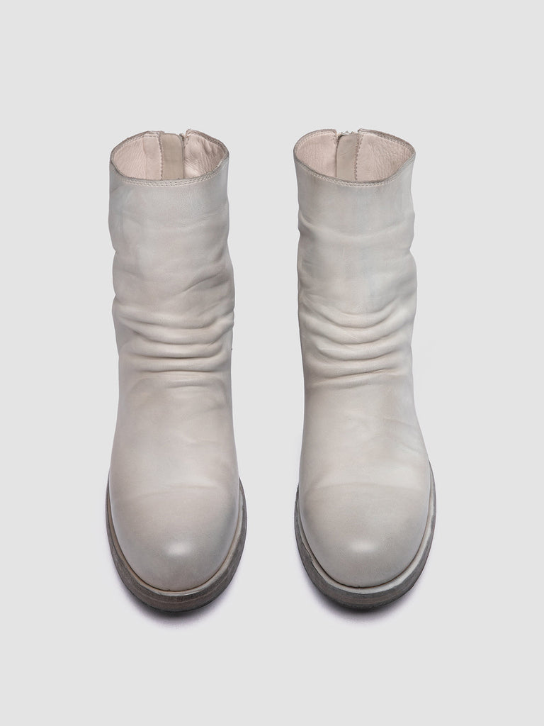 BULLA DD 303 - Gray Leather Zipped Boots