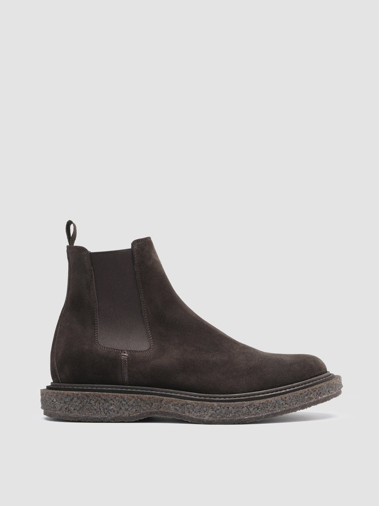 BULLET 002 - Gray Suede Chelsea Boots