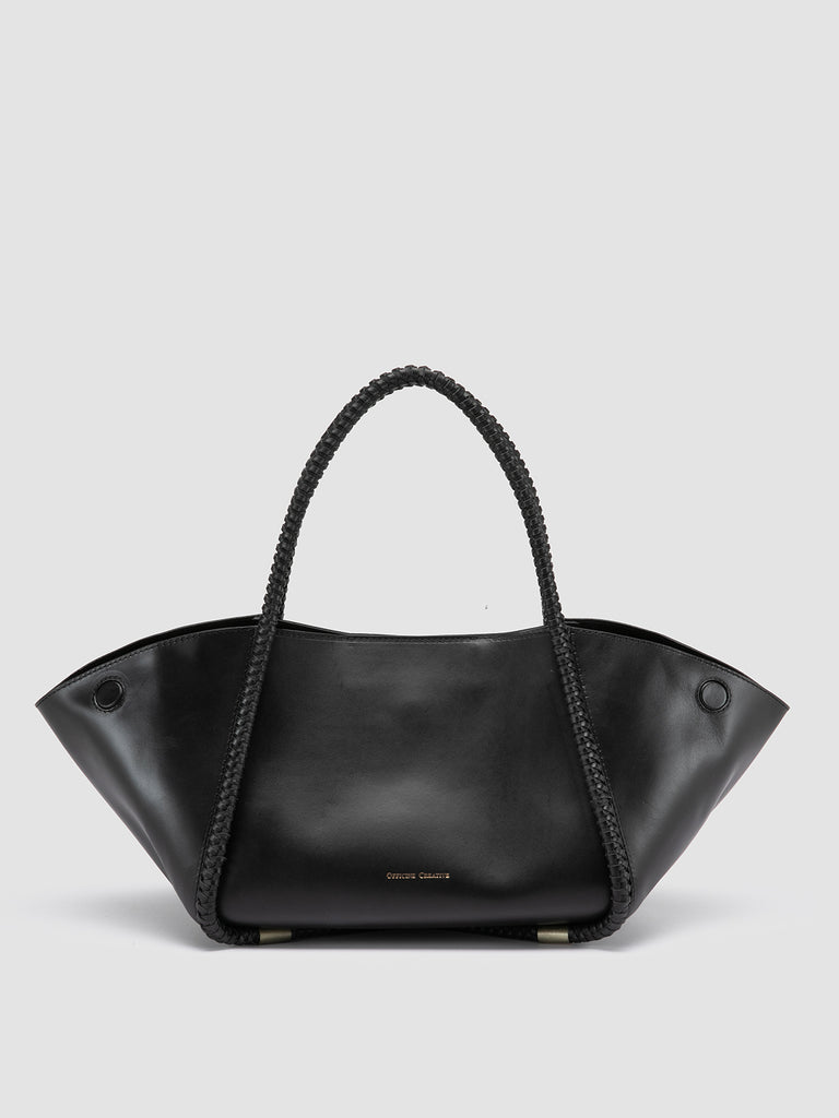 CABALA 101 Nero - Black Leather Bag