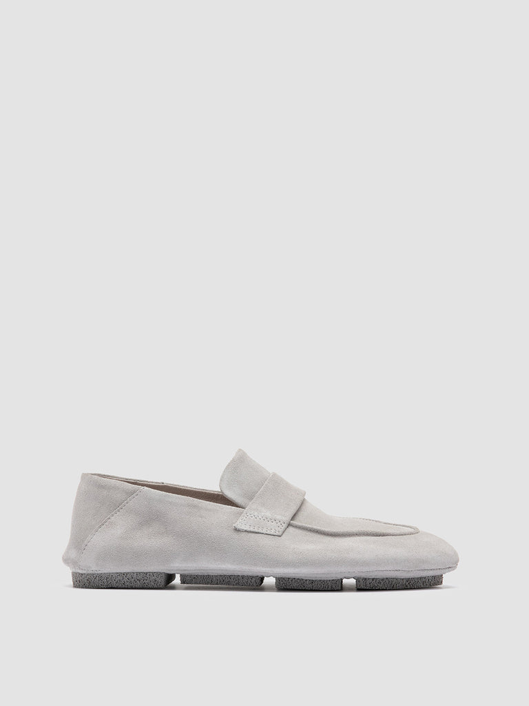 C-SIDE 101 Nuvole - Grey Suede Loafers