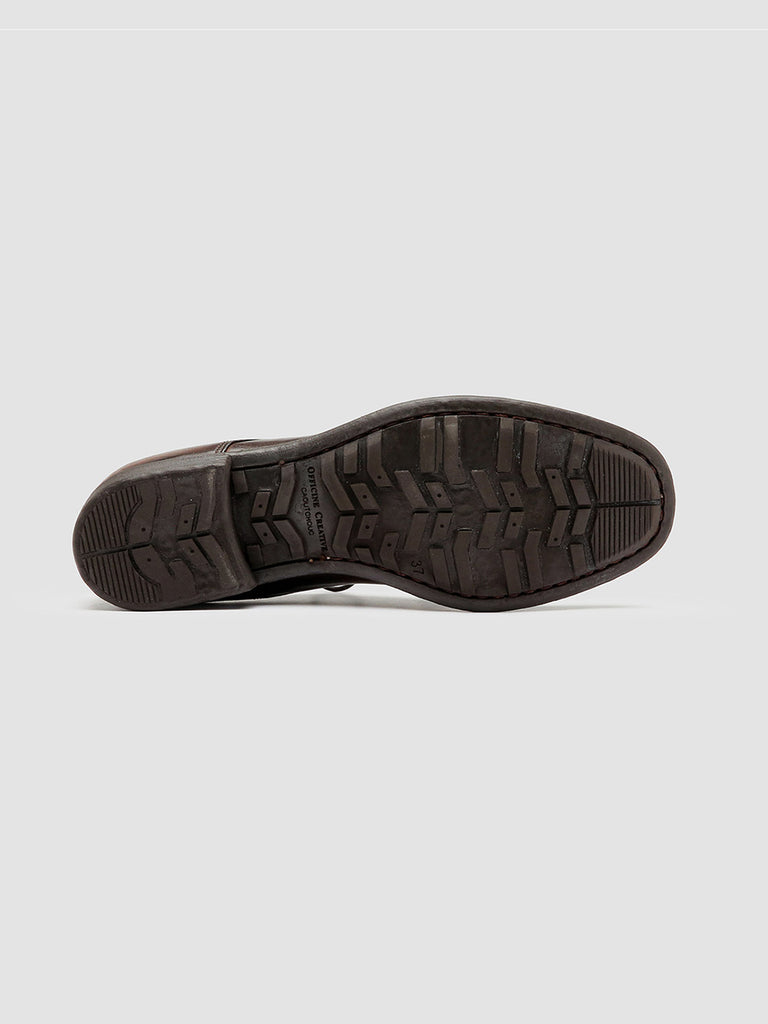 CALIXTE 001 T.Moro - Brown Leather Derby Shoes Women Officine Creative - 5