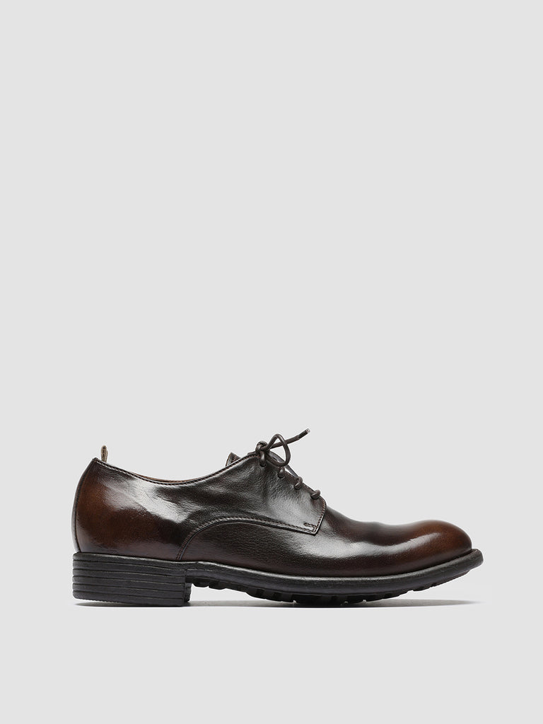CALIXTE 001 Caffe T.Moro - Brown Leather Derby Shoes