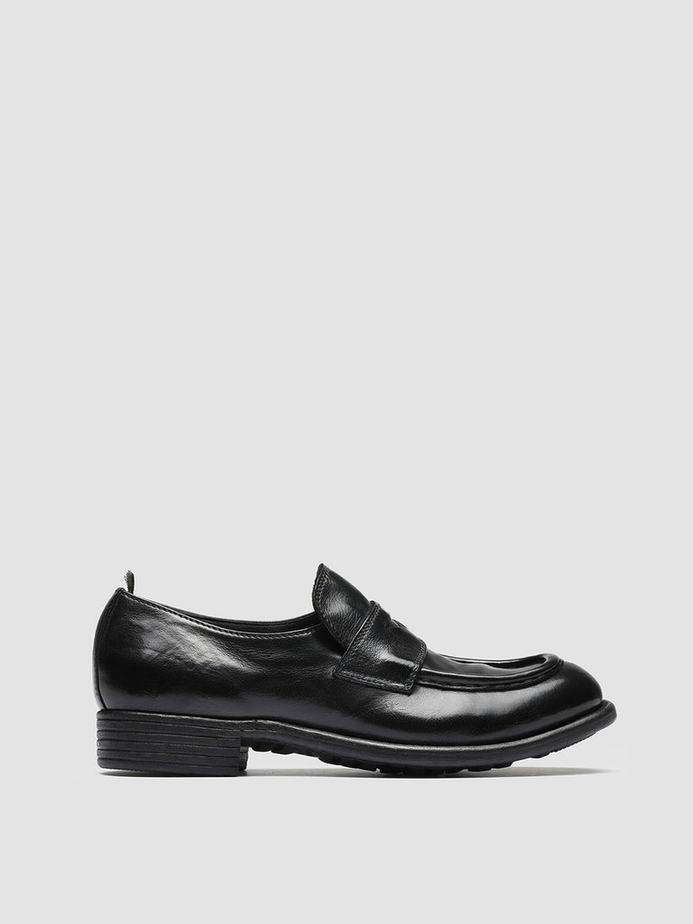 CALIXTE 020 Nero - Black Leather loafers