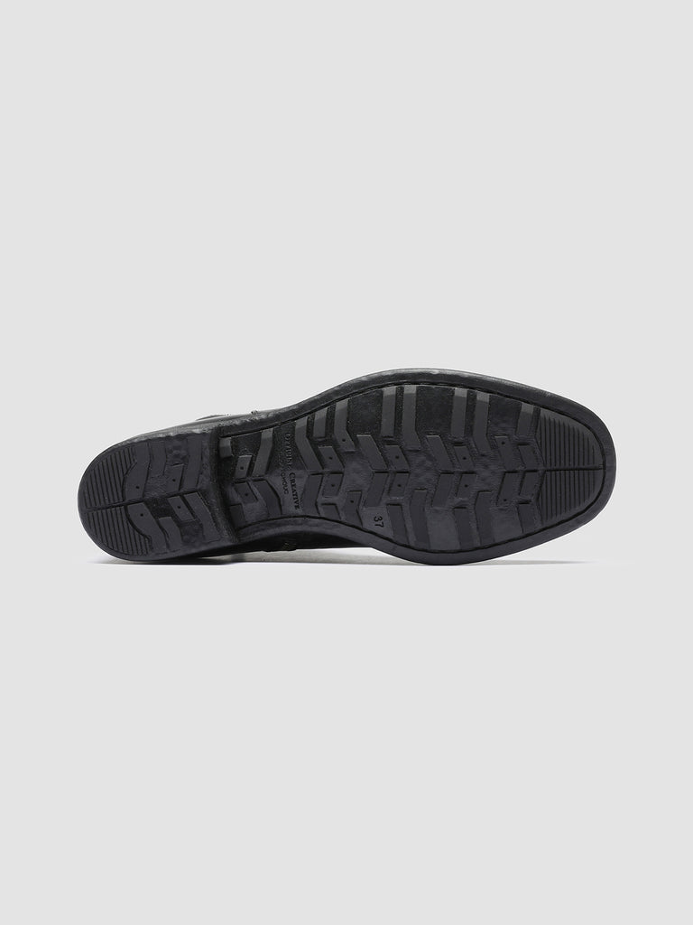CALIXTE 020 Nero - Black Leather loafers Women Officine Creative - 5