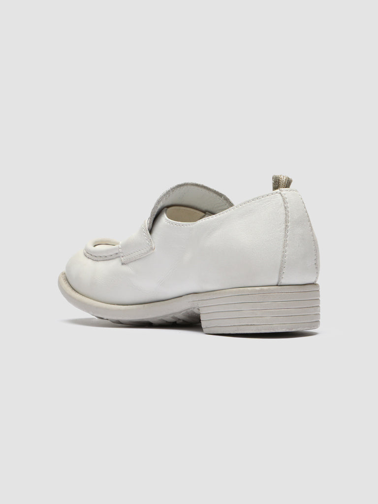 CALIXTE 020 Vapore - White Leather loafers Women Officine Creative - 4