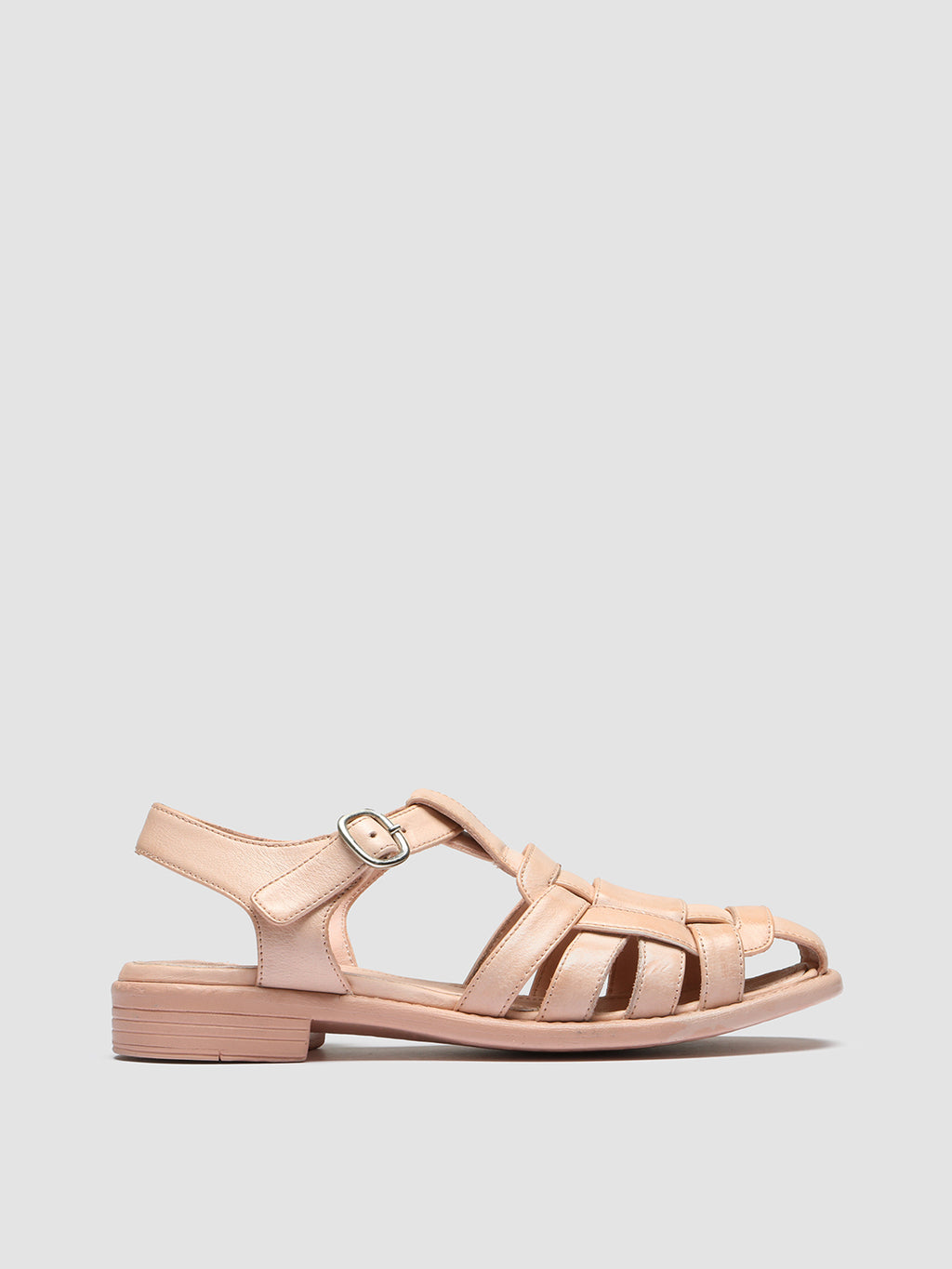 CALIXTE 045 Rose Cloud - Rose Leather Sandals Women Officine Creative - 1