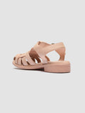 CALIXTE 045 Rose Cloud - Rose Leather Sandals Women Officine Creative - 4