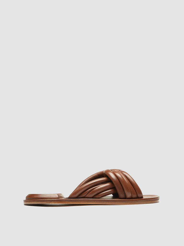 CYBILLE 004  Bruno - Brown Leather sandals