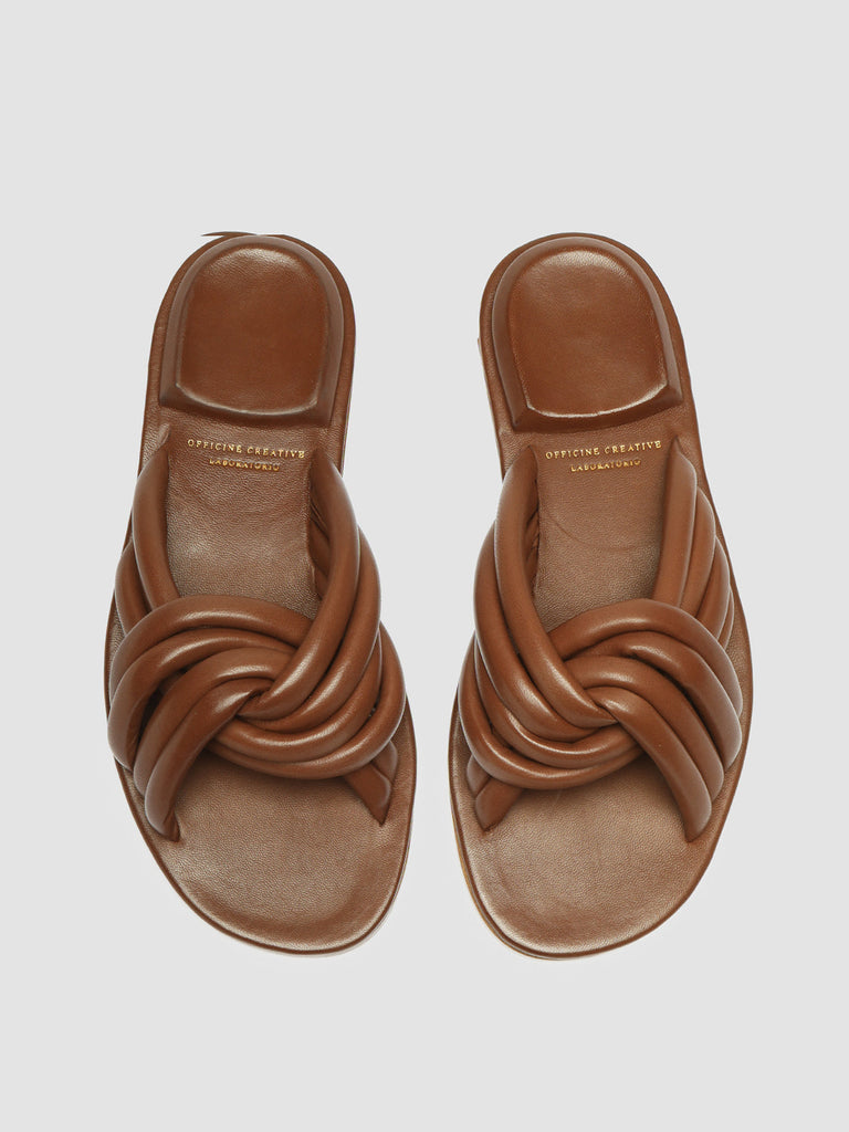 CYBILLE 004  Bruno - Brown Leather sandals