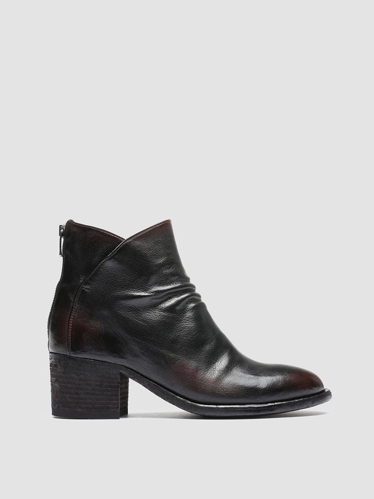 DENNER 100 Otto/Supernero - Black Leather Ankle Boots Women Officine Creative - 1