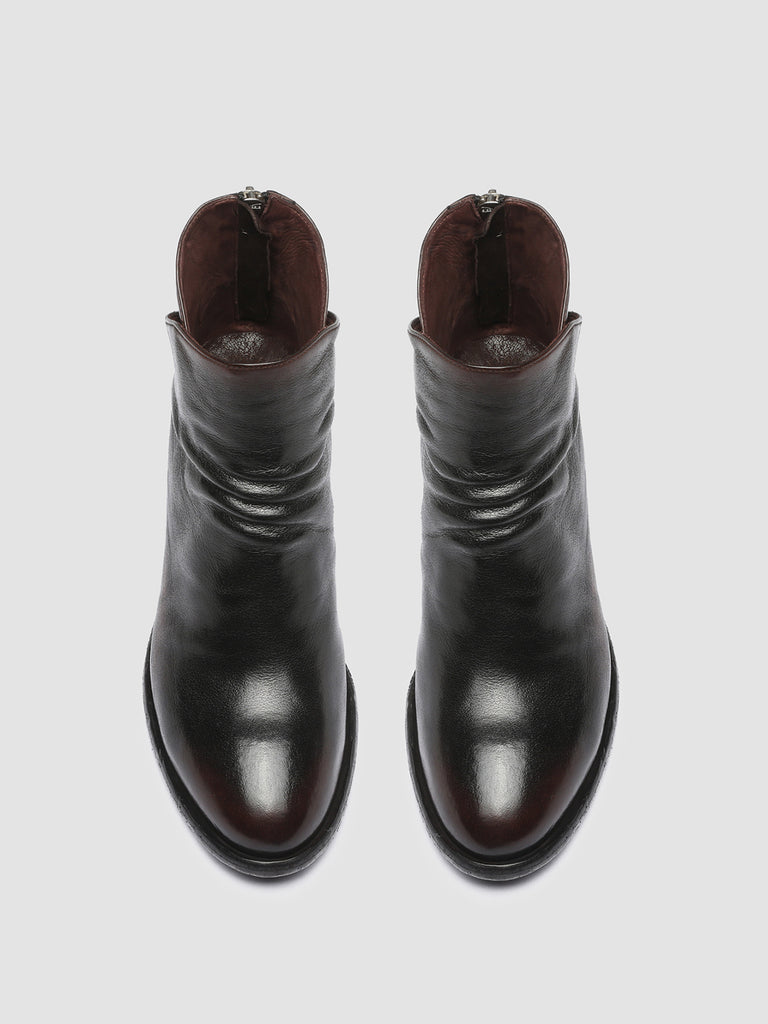 DENNER 100 - Black Leather Ankle Boots