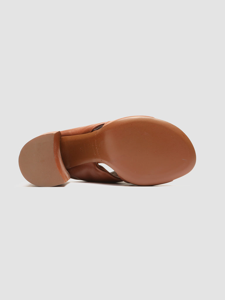 ESTHER 014 Toffee - Brown Leather Sandals Women Officine Creative - 5