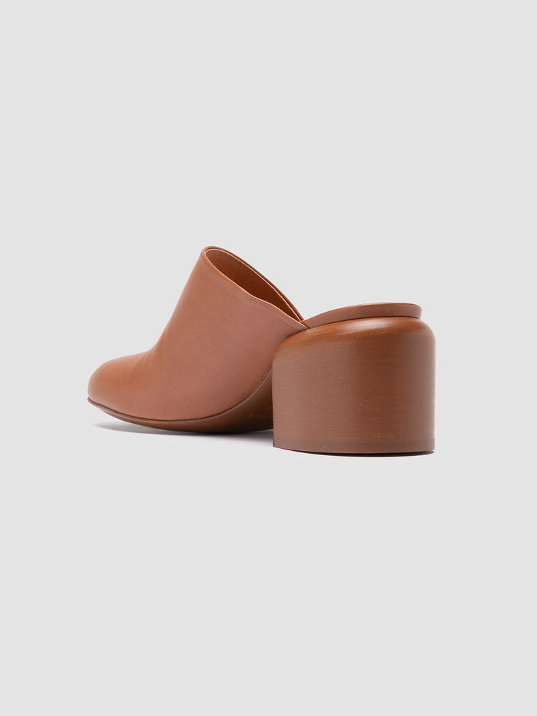 ETHEL 007 Rhum - Brown Leather Sandals Women Officine Creative - 4