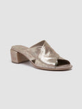 HADRY 007 Platino - Taupe Leather Slide Sandals Women Officine Creative - 3