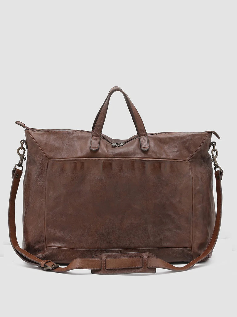 HELMET 26 Cigar - Brown Leather Tote Bag Officine Creative - 4