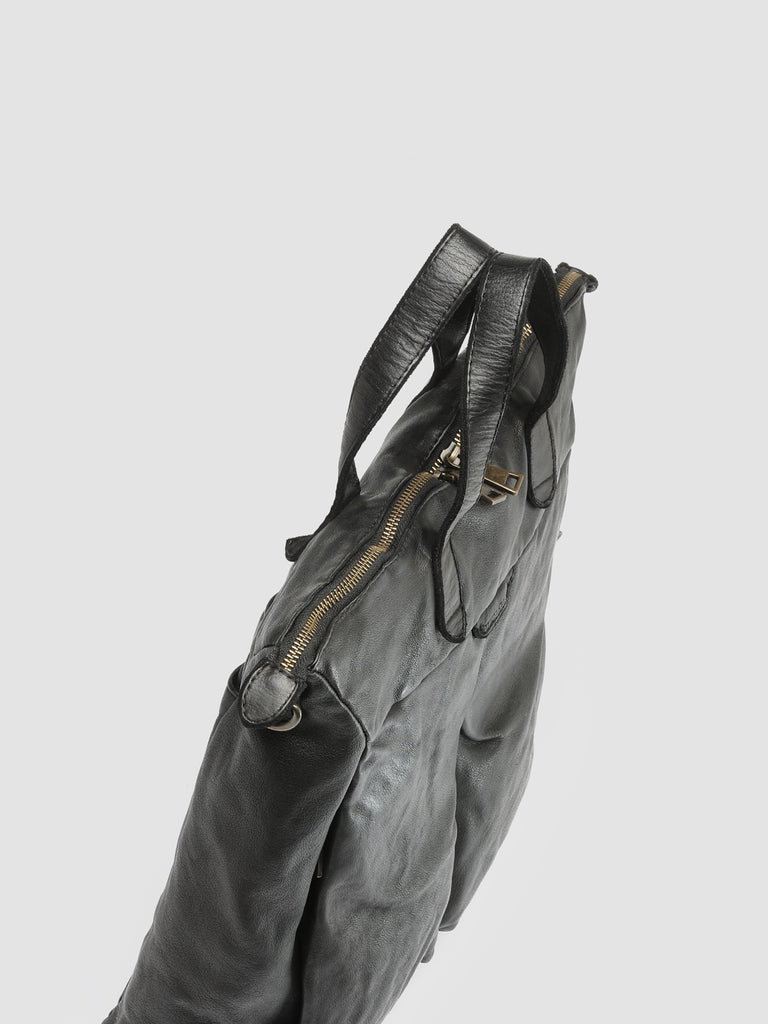 Italian Leather Hand Bag | Travel: Form + Function Nero (Black)