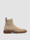 HOPKINS CREPE 117 Alce - Taupe Suede Chelsea Boots Men Officine Creative - 1