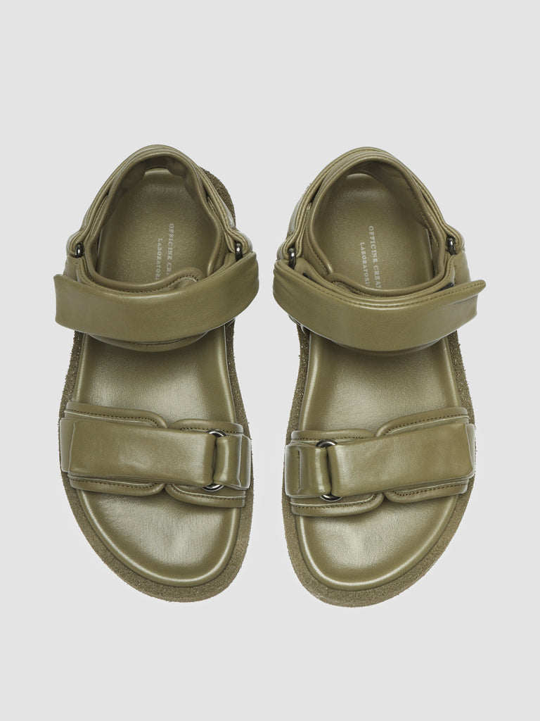 INNER 102 Conifera - Green Leather Sandals Women Officine Creative - 2