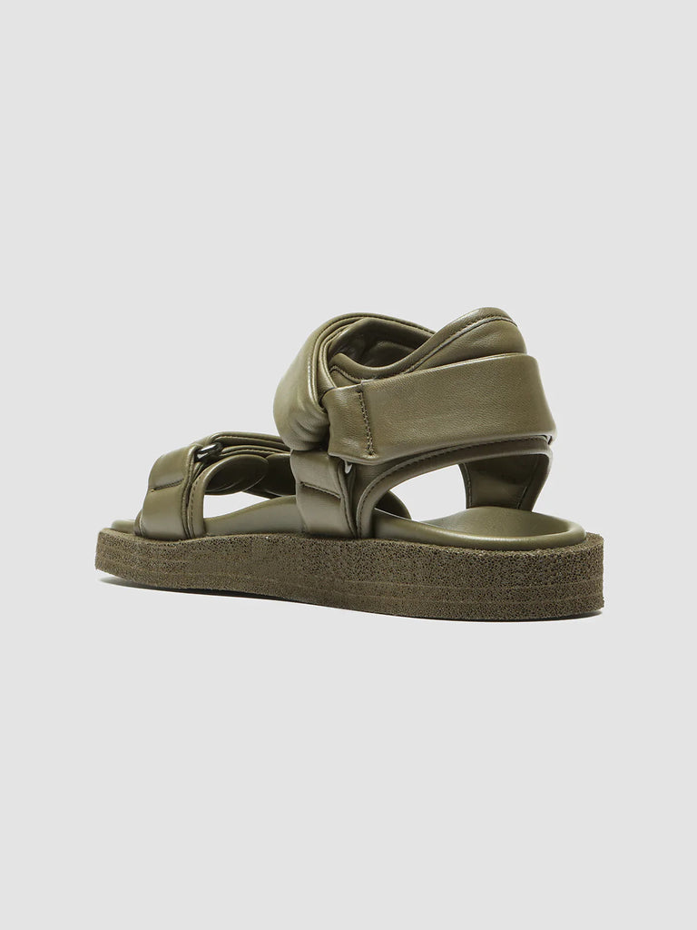 INNER 102 Conifera - Green Leather Sandals Women Officine Creative - 4