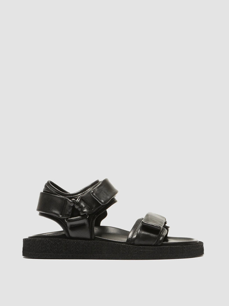 INNER 102 Nero - Black Leather Sandals Women Officine Creative - 1