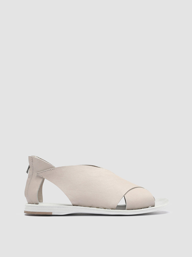 ITACA 026 Gesso - White Leather Sandals Women Officine Creative - 1