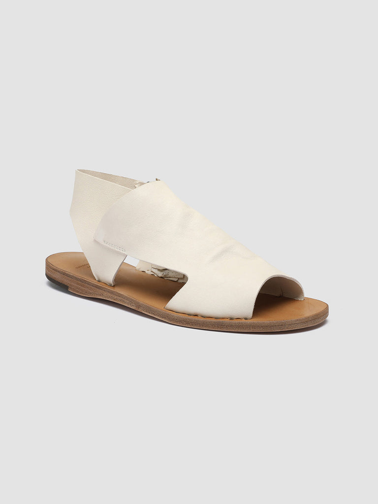 ITACA 033 Nebbia - White Leather sandals Women Officine Creative - 3