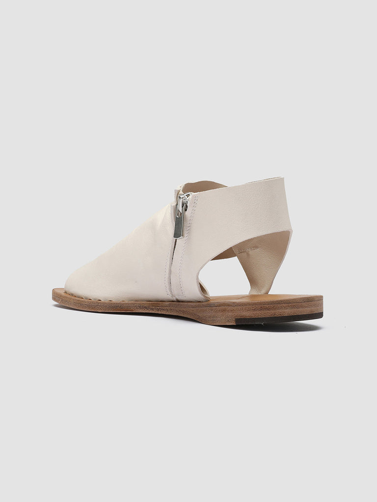 ITACA 033 Nebbia - White Leather sandals Women Officine Creative - 4