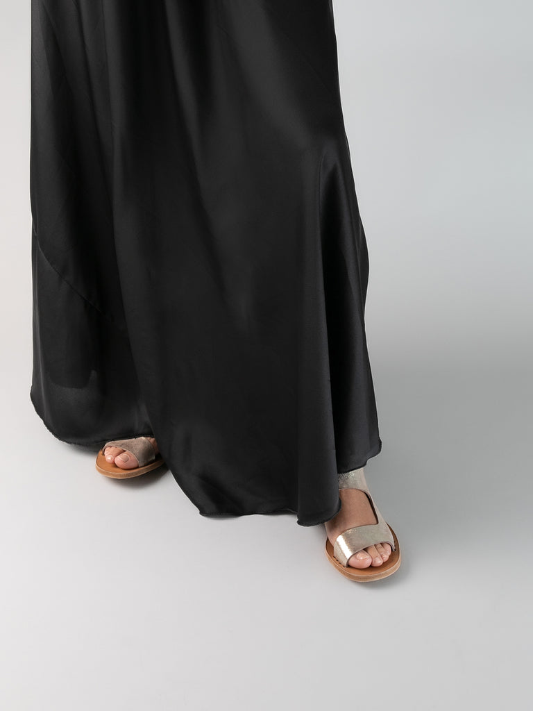 ITACA 039  Nero - Black Leather Sandals Women Officine Creative - 9