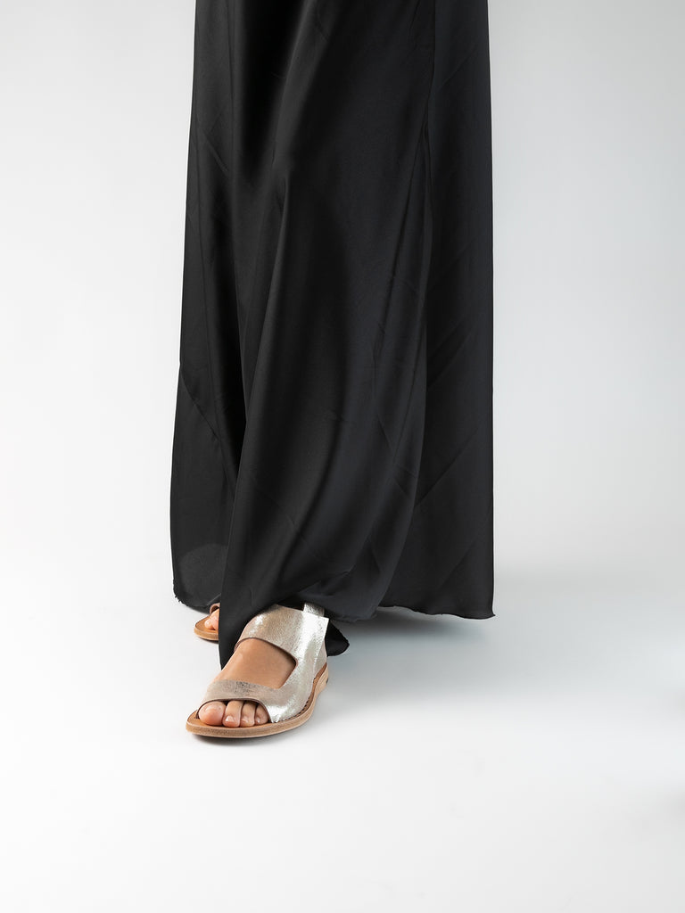 ITACA 039  Nero - Black Leather Sandals Women Officine Creative - 7