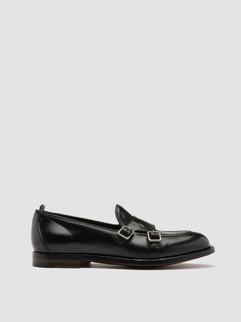 IVY 014 - Black Leather Penny Loafers