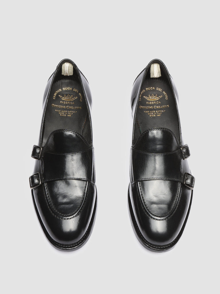 IVY 014 - Black Leather Penny Loafers