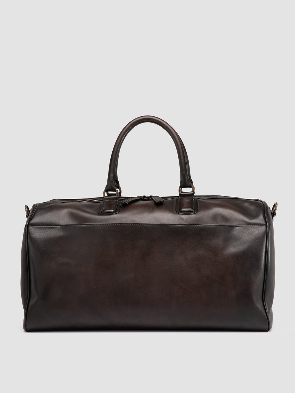 JEROME 001 - Brown Leather Travel Bag Men Officine Creative -1