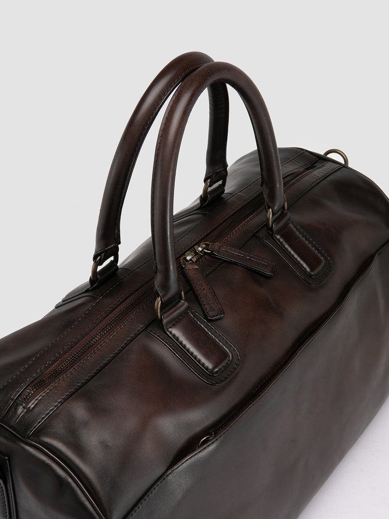 JEROME 001 - Brown Leather Travel Bag