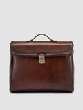 JEROME 003 - Brown Leather Briefcase Men Officine Creative -1