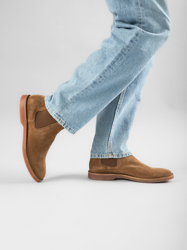 KENT 005 - Brown Suede Chelsea boots