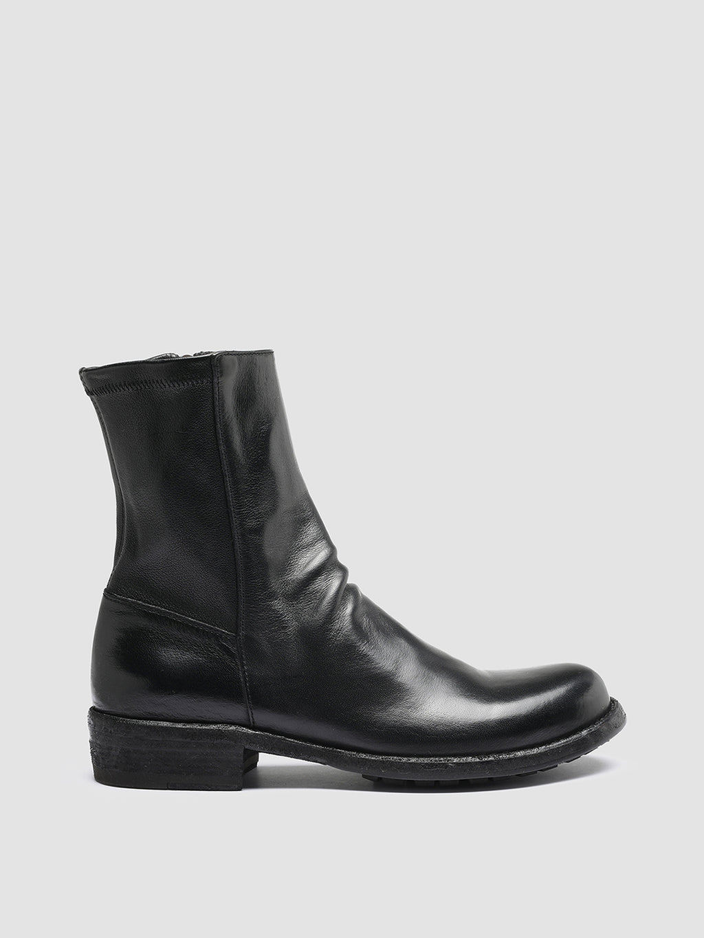 LEGRAND 203 Nero - Black Leather Ankle Boots Women Officine Creative - 1