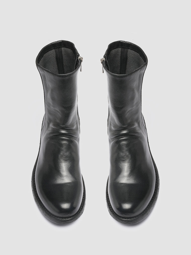 LEGRAND 203 - Black Leather Ankle Boots