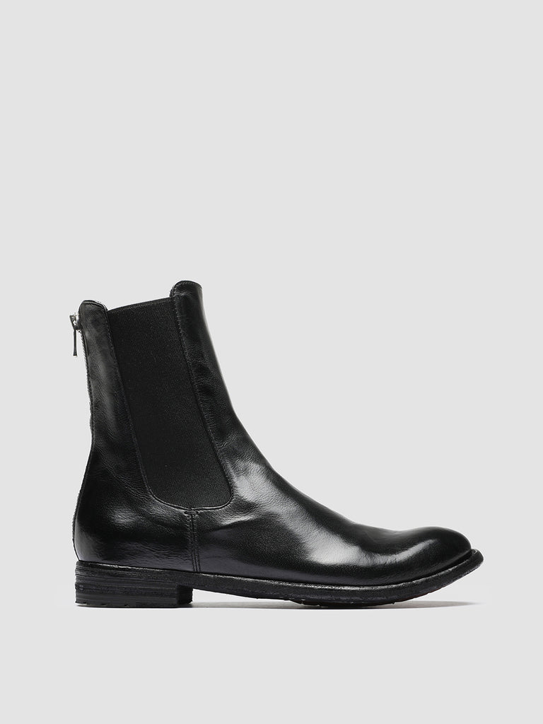 LEXIKON 073 Nero - Black Leather Chelsea Boots Women Officine Creative - 1