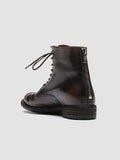 LEXIKON 123 Caffe/T. Moro - Brown Leather Booties Women Officine Creative - 4