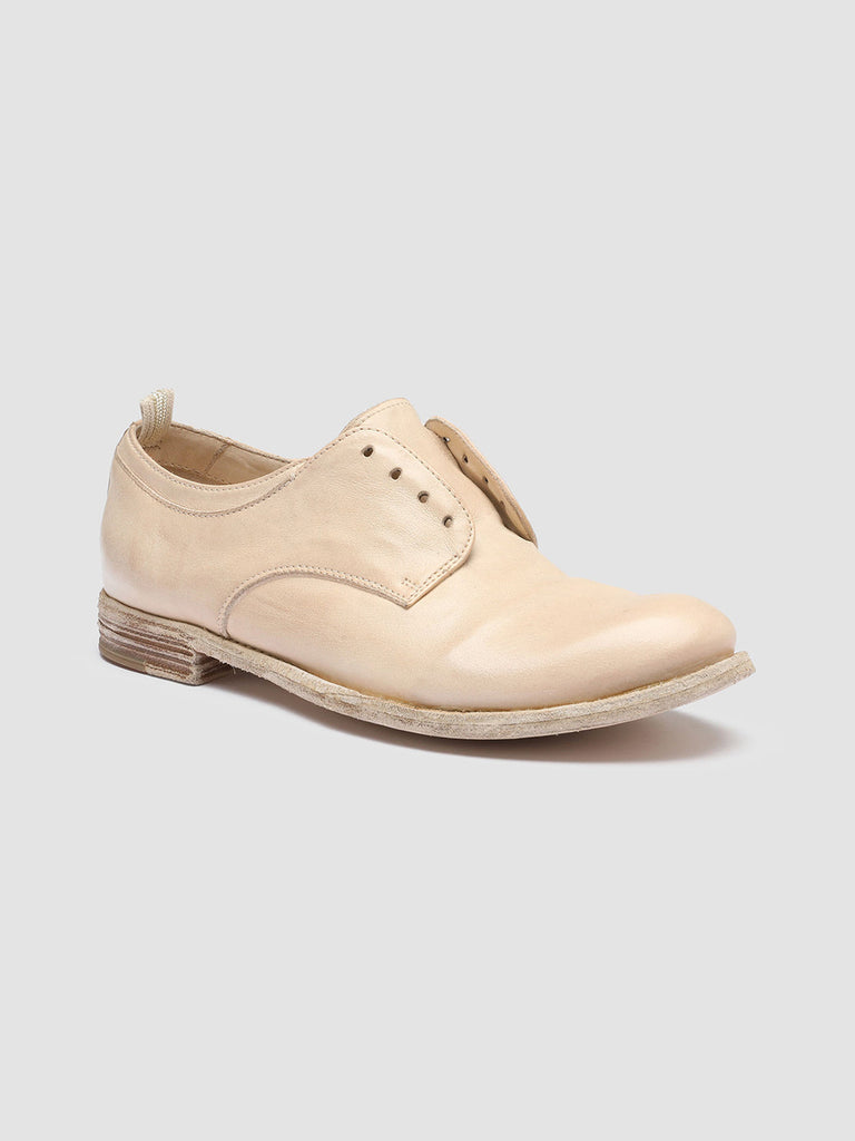 LEXIKON 501 Cecil - Ivory Leather derby shoes Women Officine Creative - 3