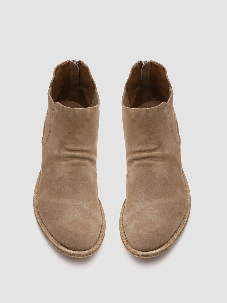 LEXIKON 528 Toasted - Taupe Suede Chelsea Boots