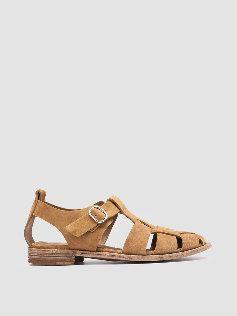 LEXIKON 536 Almond - Brown Suede sandals